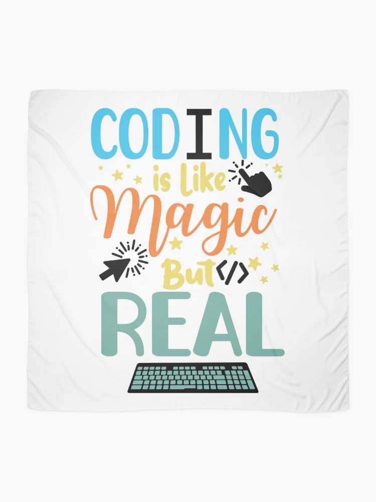 Thumbnail 2 of 3, Scarf, Coding Coder Computer Science Programming designed and sold by ScienceCorner.