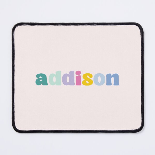 Item preview, Addison - Custom name on colorful block font designed and sold by To the Lua.