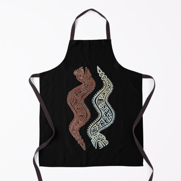Item preview, Double serpent motif flat stamp from Veracruz Mexico designed and sold by DaveDanchuk.