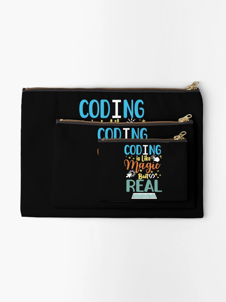 Thumbnail 2 von 4, Täschchen, Coding Coder Informatik Programmieren designt und verkauft von ScienceCorner.