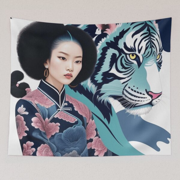 Item preview, Tiger and Asian model  designed and sold by Roxburylane.
