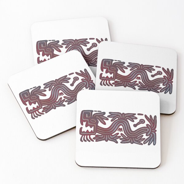 Item preview, Mexican Plumed Serpent flat stamp  designed and sold by DaveDanchuk.