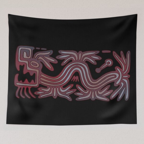 Item preview, Mexican Plumed Serpent flat stamp  designed and sold by DaveDanchuk.