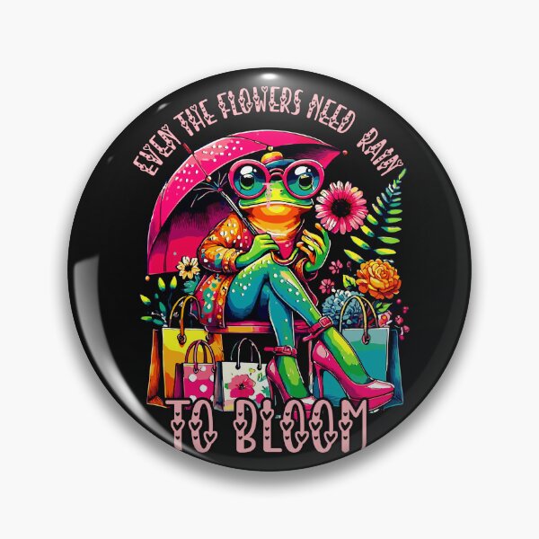 Item preview, Frog Even The Flowers Need Rain To Grow designed and sold by AlienOccupation.