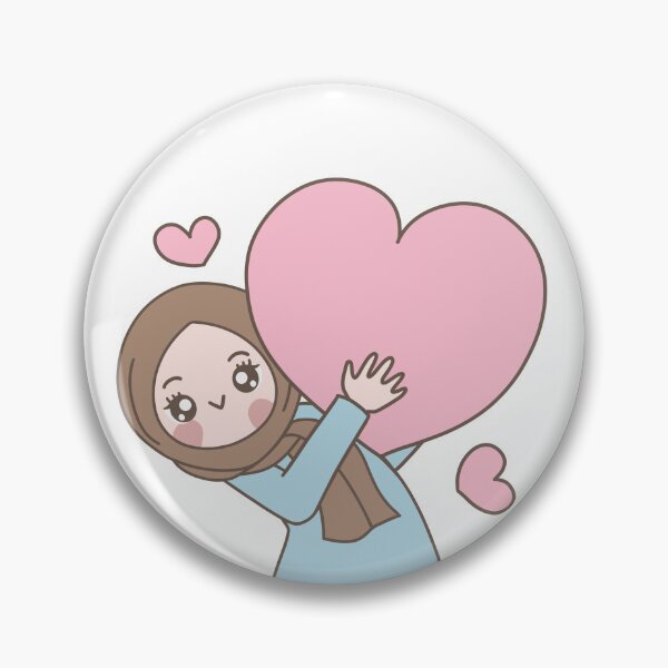 Item preview, hijab with heart designed and sold by shinoportogis.