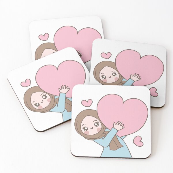 Item preview, hijab with heart designed and sold by shinoportogis.