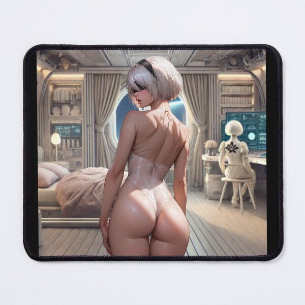 Item preview, Nier Automata 2B on Space Station designed and sold by HisAndHerShirts.