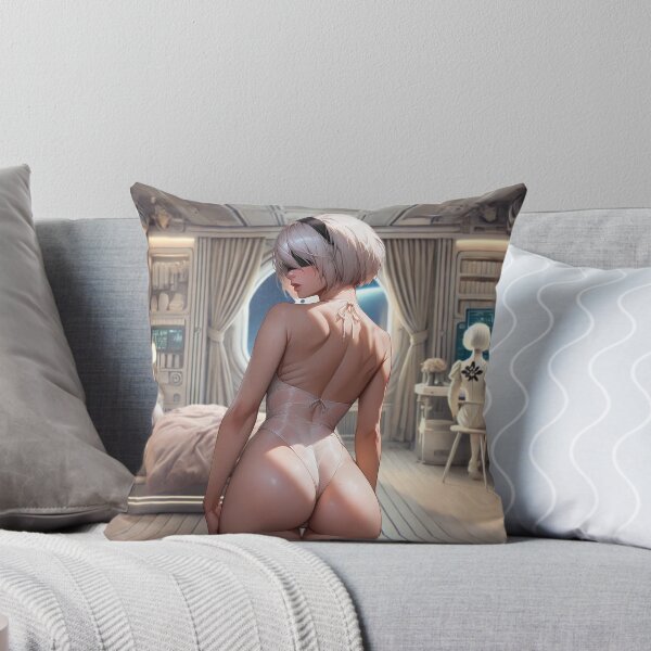 Item preview, Nier Automata 2B on Space Station designed and sold by HisAndHerShirts.