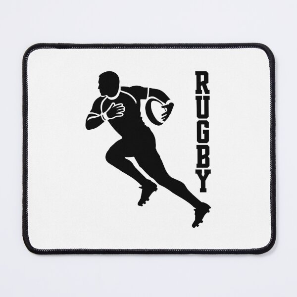 Item preview, Rugby Player Silhouette for Players Coaches Referees Fans designed and sold by TKsTees.