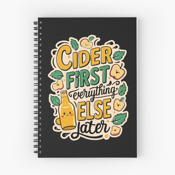 Item preview, ''Cider First'' Kawaii Cider Lover T-Shirt designed and sold by Witty Shirts.