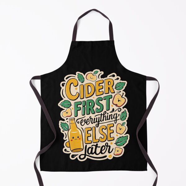 Item preview, ''Cider First'' Kawaii Cider Lover T-Shirt designed and sold by Witty Shirts.