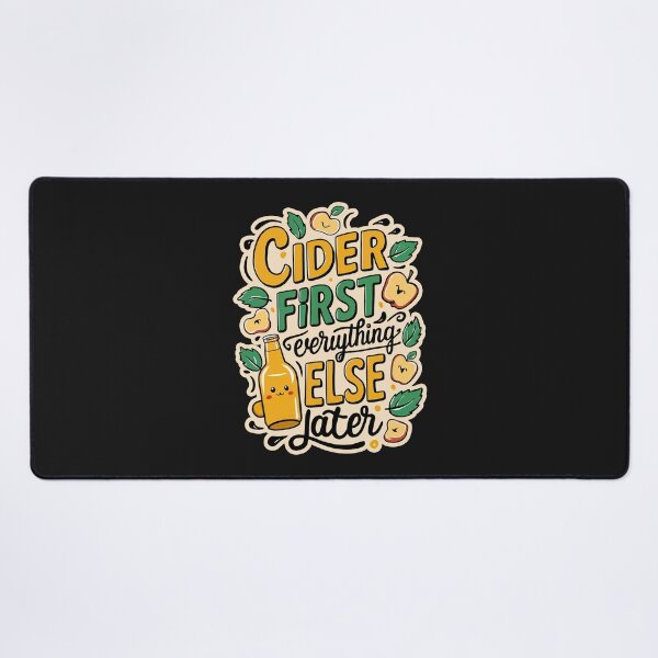 Item preview, ''Cider First'' Kawaii Cider Lover T-Shirt designed and sold by Witty Shirts.