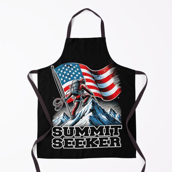 Item preview, Summit Seeker American Flag - National Mountain Climbing Day designed and sold by Taans-Creation.