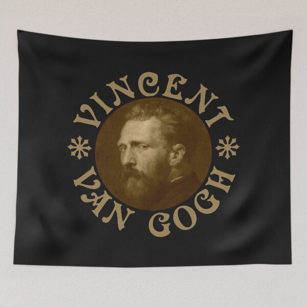 Item preview, Vincent Van Gogh - Vintage Design - Old Gold - RB designed and sold by GrandArtists.