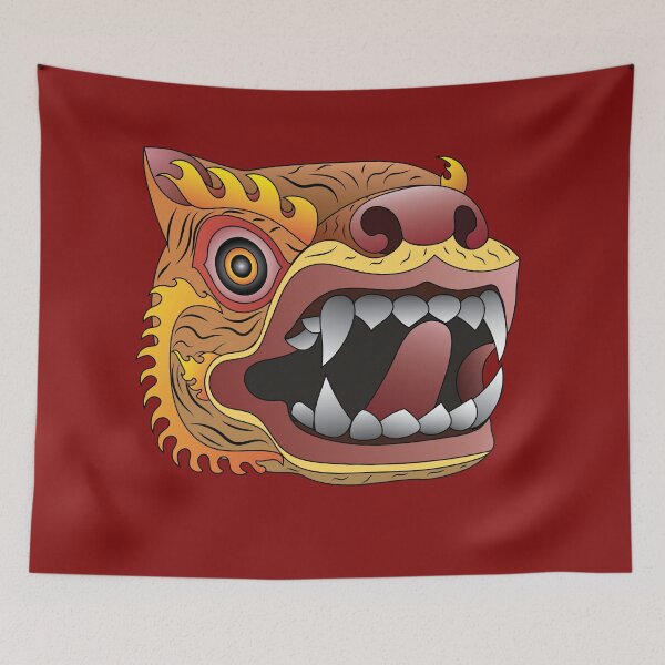 Item preview, Tiger face designed and sold by Chimi Dorji.