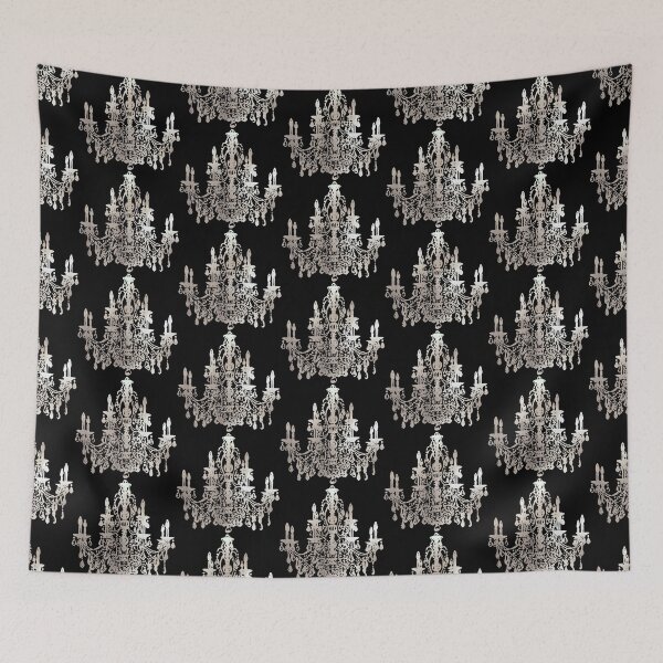 Item preview, Crystal Chandelier, Faux Silver designed and sold by PixDezines.