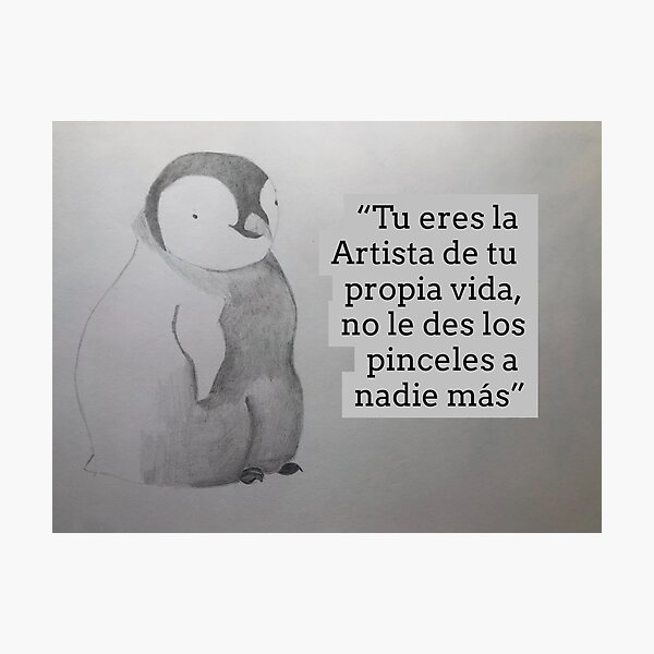 Vista previa del artículo con la obra «"Tu eres la artista de tu propia vida, no le des los pinceles a nadie más" », diseñado y vendido por Exprésate Diseño Creativo.