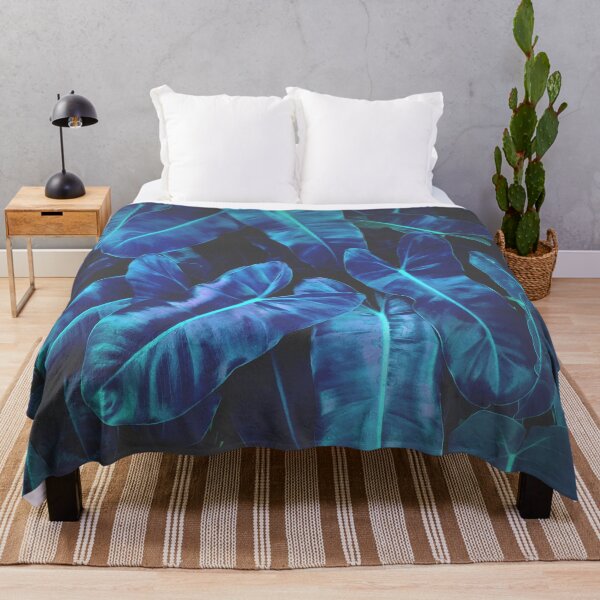 Item preview, Blue Tropical Leaves designed and sold by Julia McMullen.