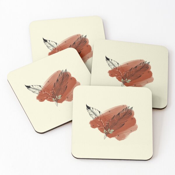 Item preview, Boho feathers of brown designed and sold by andrasdesignssss.