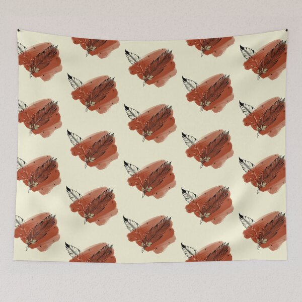 Item preview, Boho feathers of brown designed and sold by andrasdesignssss.