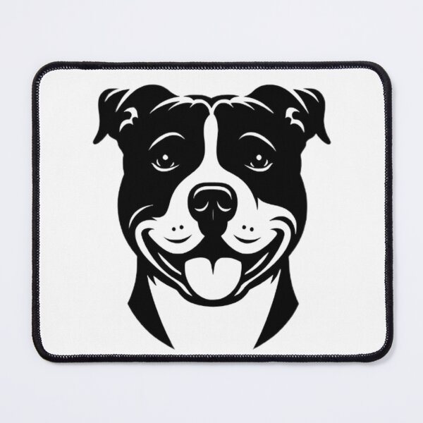 Item preview, Black And White Staffordshire Bull Terrier designed and sold by TheAnimalZ00.