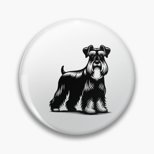Artikelvorschau, Schwarz-weißer Standardschnauzer entworfen und verkauft von TheAnimalZ00.