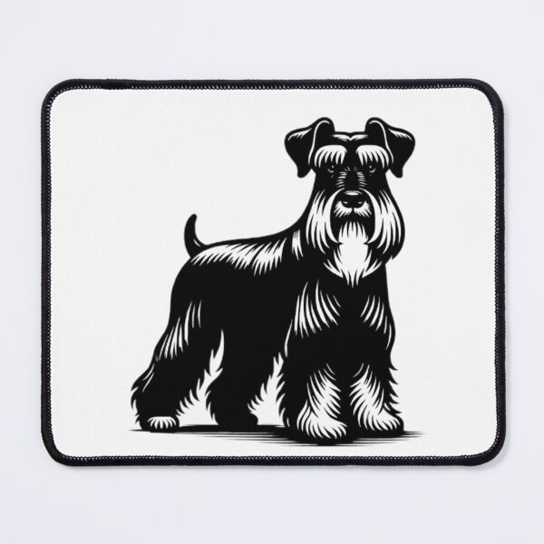 Item preview, Black And White Standard Schnauzer designed and sold by TheAnimalZ00.