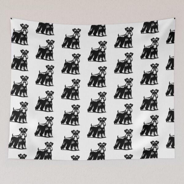 Item preview, Black And White Standard Schnauzer designed and sold by TheAnimalZ00.