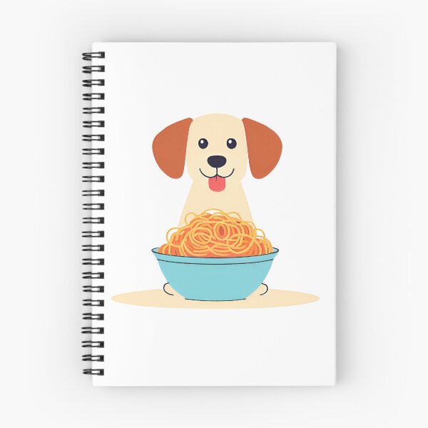 Item preview, Dog Eating Spaghetti designed and sold by jonicmarko.
