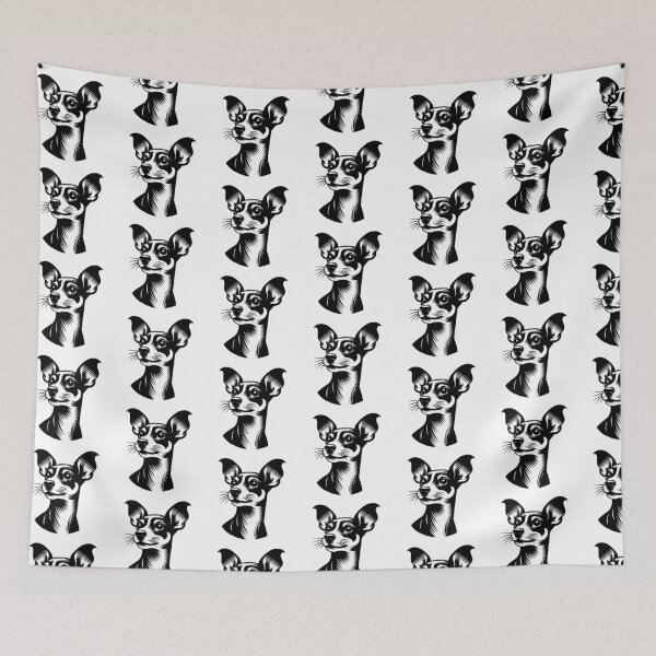 Item preview, Black And White Rat Terrier designed and sold by TheAnimalZ00.