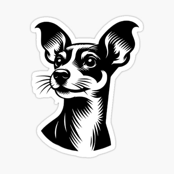 Item preview, Black And White Rat Terrier designed and sold by TheAnimalZ00.