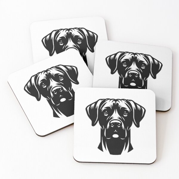 Item preview, Black And White Rhodesian Ridgeback designed and sold by TheAnimalZ00.