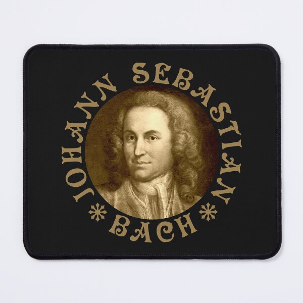 Item preview, Johann Sebastian Bach - 2 - Vintage Design - Old Gold - RB designed and sold by GrandArtists.