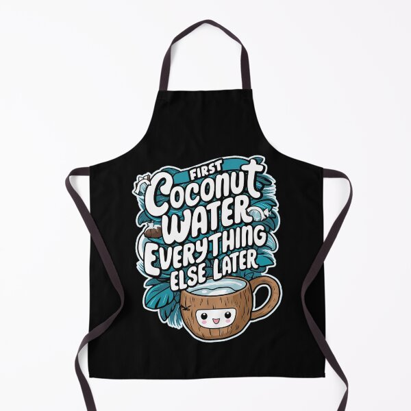 Item preview, ''First Coconut Water'' Funny Kawaii T-Shirt designed and sold by Witty Shirts.