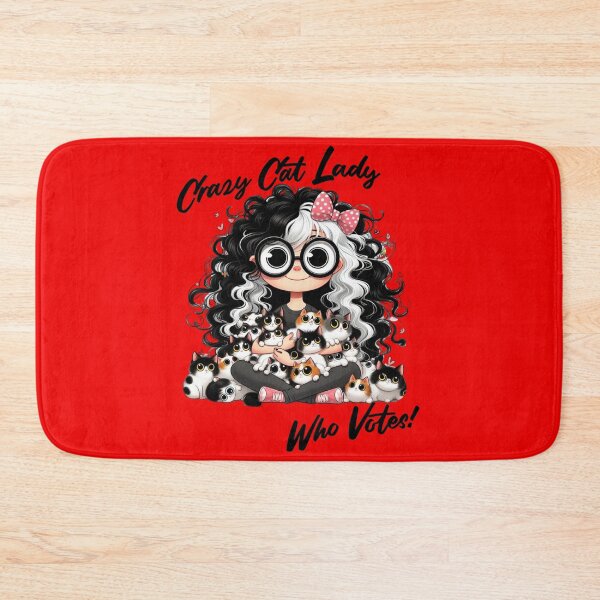 Item preview, Crazy Cat Lady Who Votes - Funny Cat Lover Graphic - Election Graphic designed and sold by GiftedExplorer.