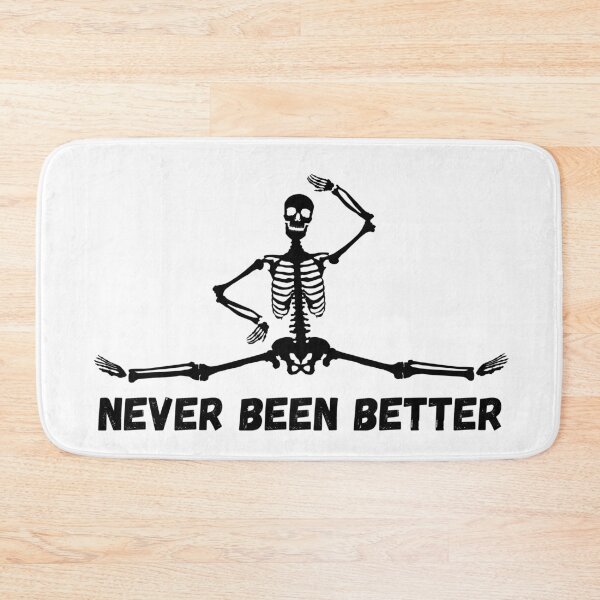 Item preview, Never Been Better Funny Spooky Skeleton  designed and sold by CCKimShop.