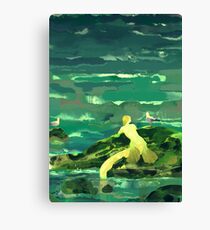 bright warm quiet alone Canvas Print