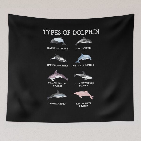 Item preview, Types Of Dolphins Sea Creatures Animal Lover Dolphin Day designed and sold by Dressed For  Duty.