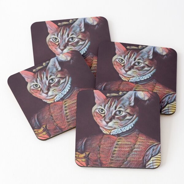 Item preview, RENAISSANCE PAINTING CAT designed and sold by VoltageStone.