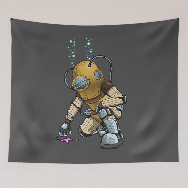 Item preview, Deep Sea Diver - Big Daddy (Coloured) designed and sold by deancoledesign.