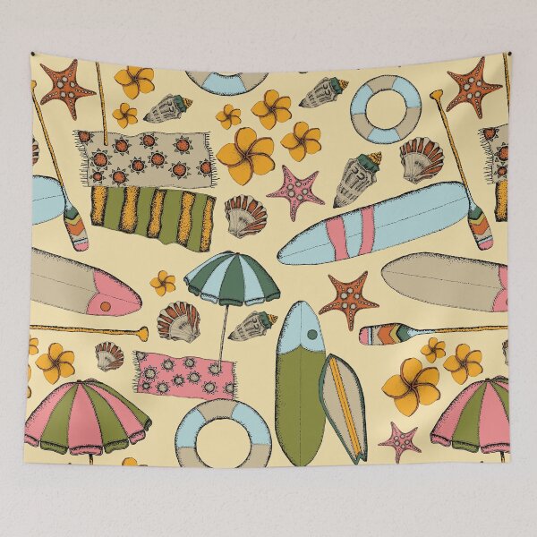 Item preview, Beach Vibes Colourway 5 Large designed and sold by greenerybywendy.