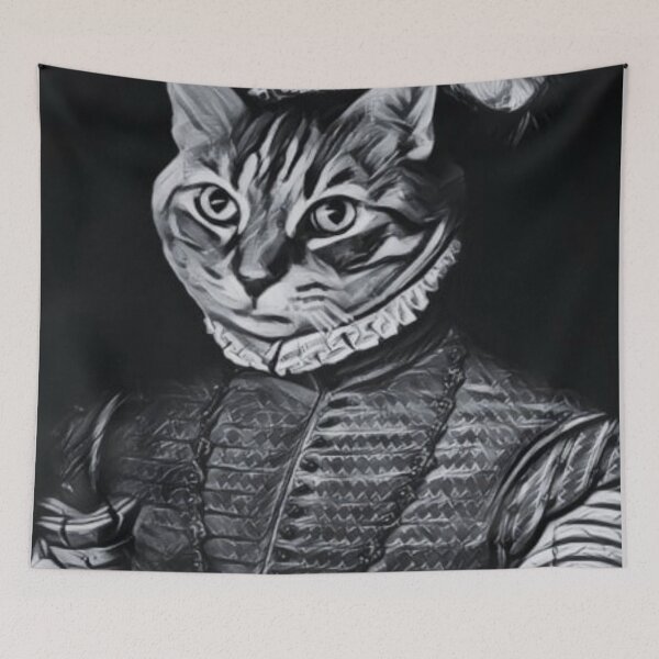 Item preview, RENAISSANCE PAINTING CAT (variant 2) designed and sold by VoltageStone.
