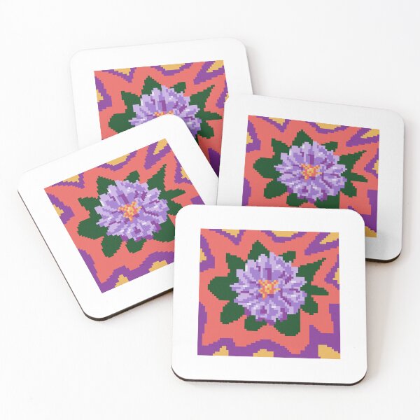 Item preview, Pixel Art Flower designed and sold by Bangeltangle.