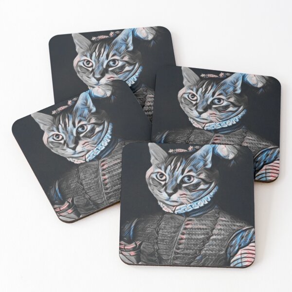 Item preview, RENAISSANCE PAINTING CAT (variant 3) designed and sold by VoltageStone.