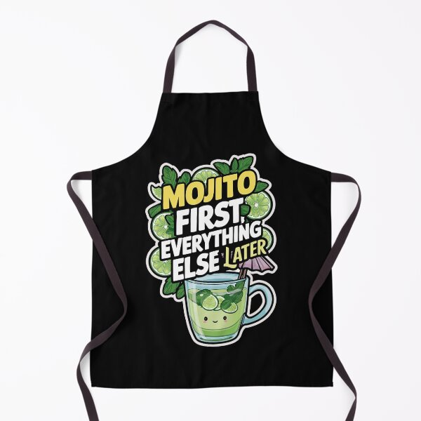 Item preview, ''Mojito First '' Kawaii Mojito Fan T-Shirt designed and sold by Witty Shirts.