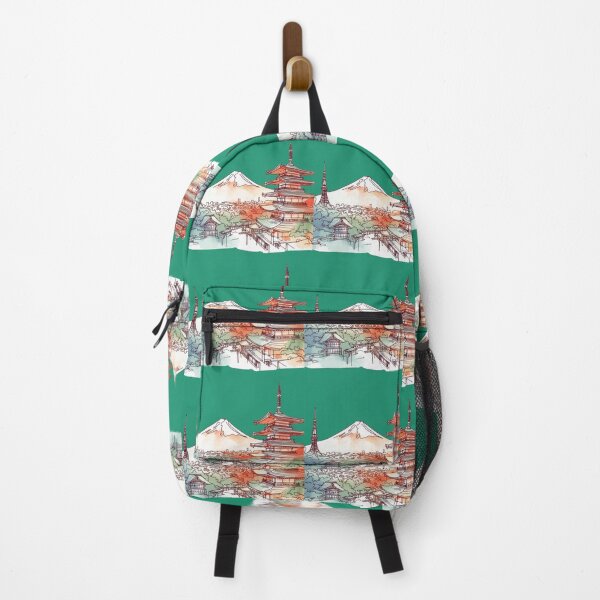 Item preview, 3D Sketch of Japan's Icons: Mount Fuji, Kiyomizu-dera, Tokyo Tower , designed and sold by PaintMeWorld.