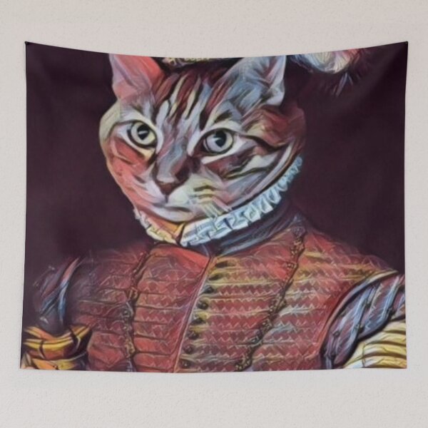Item preview, RENAISSANCE PAINTING CAT designed and sold by VoltageStone.