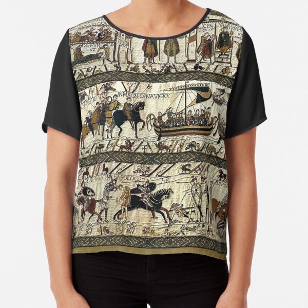 Bayeux Tapestry Chiffon Top