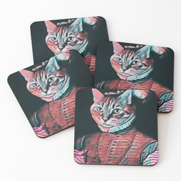 Item preview, RENAISSANCE PAINTING CAT (variant 4) designed and sold by VoltageStone.