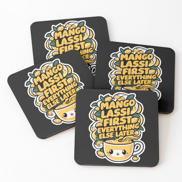 Item preview, ''Mango Lassi'' Funny Kawaii Mango Lassi Fan T-Shirt designed and sold by Witty Shirts.
